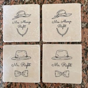 Handcrafted Stone Coasters.